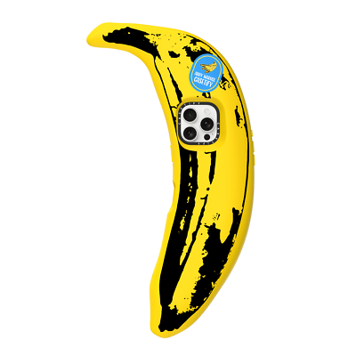Andy Warhol バナナ ケース - iPhone 16 Pro CASETiFY x Andy Warhol Banana Collectible Phone Case iPhone