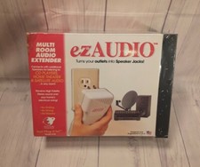 EZaudio Wireless Speaker Kit 350 110 V/AC Plugin Sealed w/ Instructional VHS W1