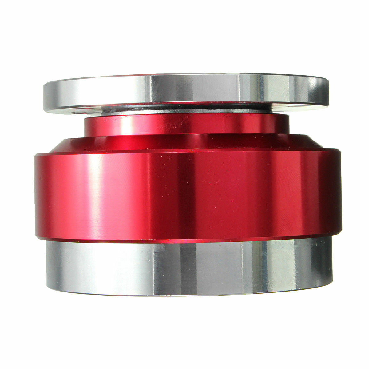 Ball Bearing Detachable Red Steering Wheel Quick Release Extension Hub