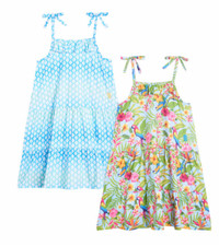 NEW Tommy Bahama Kids' 2 Pack Bow Tie Strap Dress Size 4T
