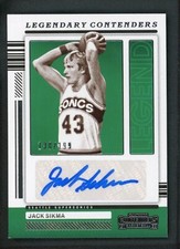 2021-22 JACK SIKMA 138/199 AUTO PANINI CONTENDERS LEGENDARY AUTOGRAPHS