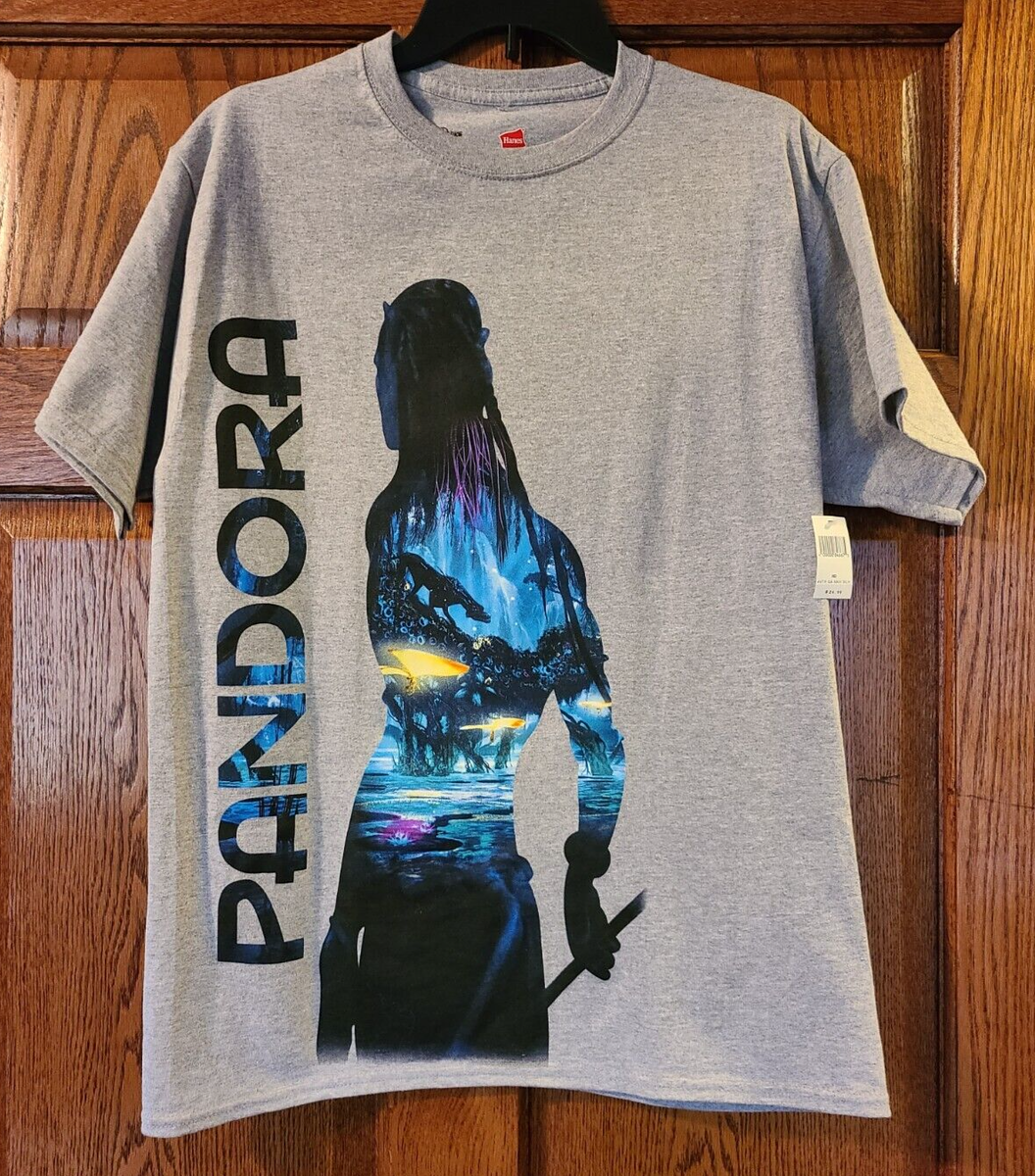 Disney Parks Animal Kingdom Avatar Pandora Navi Men's Medium Gray T-Shirt  NWT
