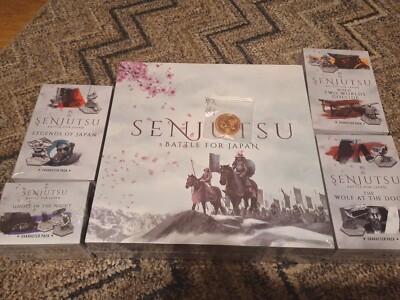 Stone Sword Games Senjutsu Deluxe Edition with 4 Expansion and Coin