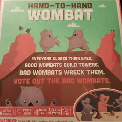 Hand to Hand Wombat Game Party Game by Exploding Kittens Family Fun Night NEW