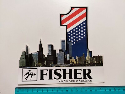 Autocollant Fischer Tennis Vintage - Années 80 - Sticker Original - Neuf