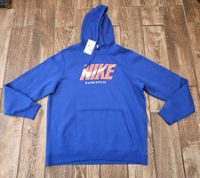 Nike Florida Gators Pullover Hoodie Jacket Blue Fleece Baseball Football NEW 