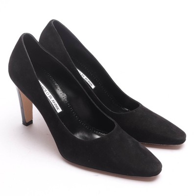 Pumps Manolo Blahnik Schwarz 38,5 EUR Neu