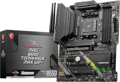 MAG B550 Tomahawk MAX Wifi Gaming Motherboard (AMD Ryzen 5000 Series, AM4, DDR4,
