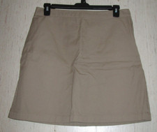 NEW WOMENS LANDS' END BEIGE SKORT SIZE 12