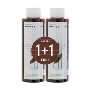 Korres набор (шампунь от перхоти и сухой кожи головы 250мл x 2шт) (5203069050053)