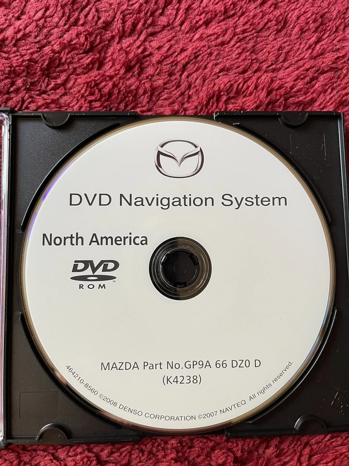 2006 2007 2008 Mazda3 Mazda6 CX7 CX9 RX8 Navigation DVD Map U.S Canada Version D - Image 2 of 4