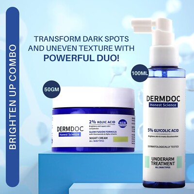DermDoc Brighten Up Combo Brightening Spray -100 ml Acid Night