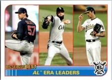  2021 Topps Big League Best ERA Leaders Bieber Dallas Keuchel Chris Bassitt #251