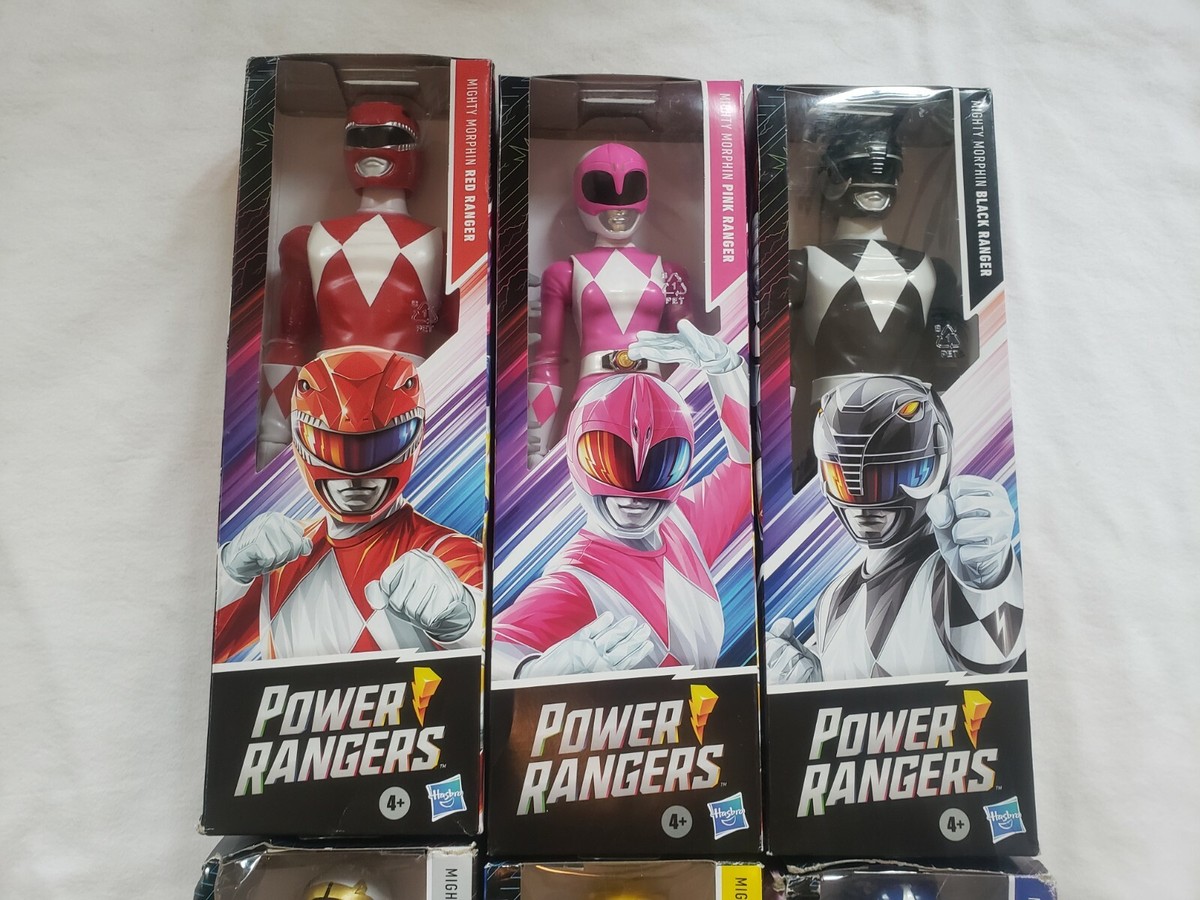 🚨🔥NIB Set Of 6 Mighty Morphin Power Ranger 12 Inch