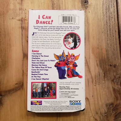 Kidsongs I Can Dance VHS 1998 Music Video Stories Magical Biggles
