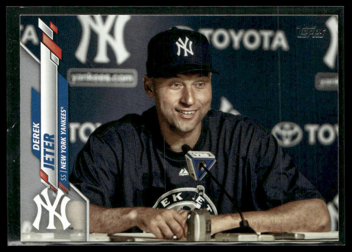 2020 Topps Update #U-257b Derek Jeter Press Conference SP- Photo Variation