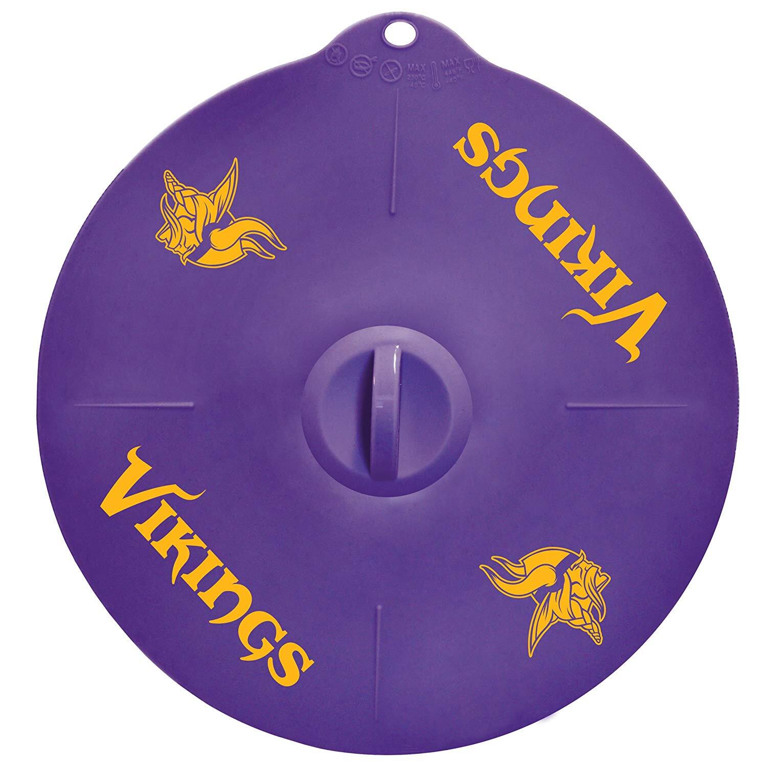 Minnesota Vikings 9 Силиконовая форма для выпечки с крышкой, безопасная для микроволновой печи