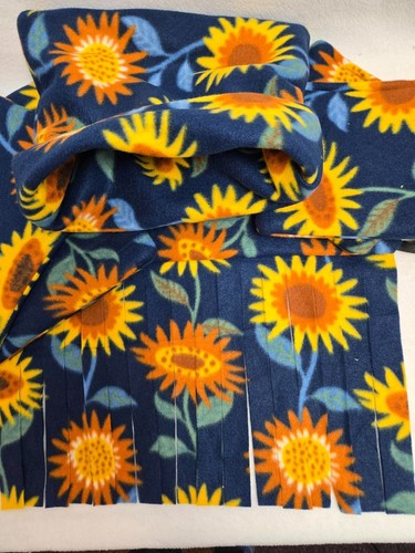 Fleece Cage Liners-Lofts-Cuddle Sacks-Beds-Pee Pads-Hidey-Guinea Pig-sunflower - Picture 6 of 9