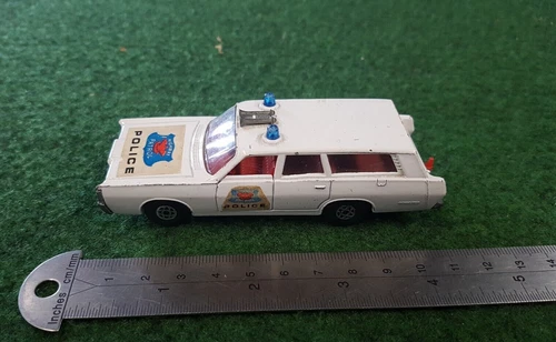 Matchbox SpeedKings Lesney No. K-23 - Mercury Commuter Highway Patrol Police car