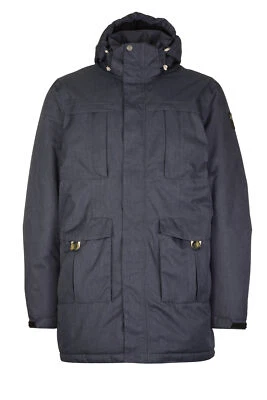 Killtec Herren Parka Jacke Rikard grau winddicht wasserabweisend atmungsaktiv