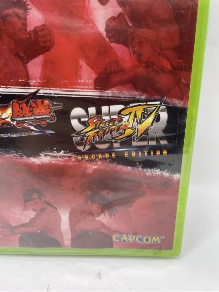 BRAND NEW SEALED Super Street Fighter IV Arcade Edition x vs Tekken XBOX 360 - Image 3 of 4