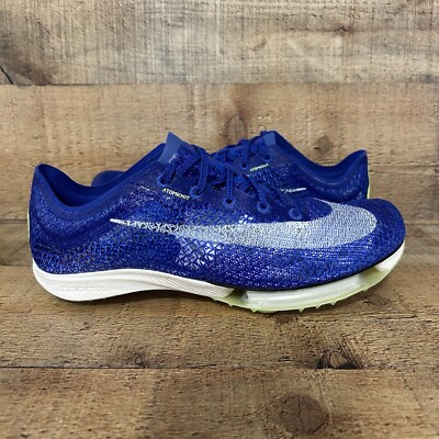 Nike Track Spikes Mens 8.5 Womens 10  Blue Air Zoom Victory CD4385-400 NEW