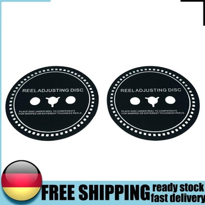 2 Stück Trident/NAB Adapter Spacer Silikon 0,9 mm für Revox Studer Revox/Teac