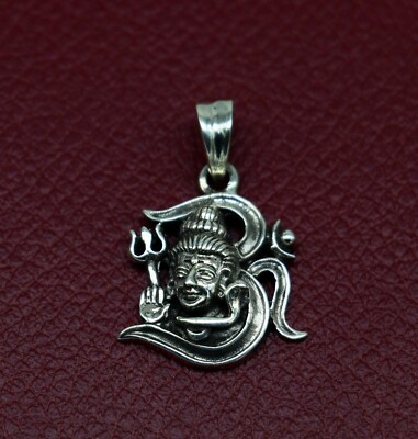 925 sterling silver customize vintage antique style Lord Shiva