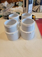 Lasco 2-1/2" PVC SCH 40 Male Adapter, MIPT X S, 4pk