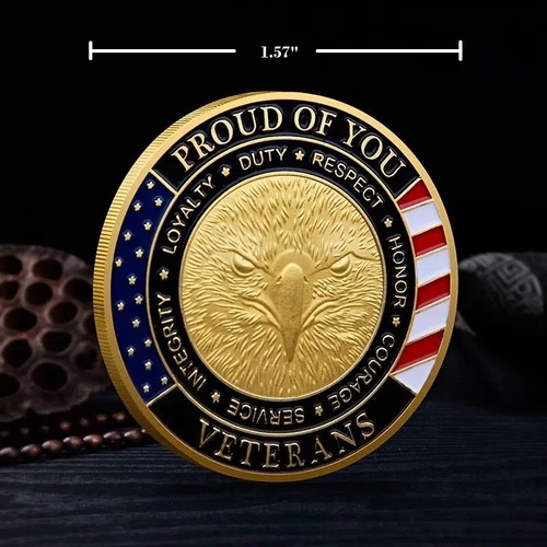 Monedas especiales del Día de los Veteranos de EE. UU./¡Envío gratuito fm de EE. UU. a EE. UU.! - Imagen 3 de 3