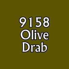 OLIVE DRAB Reaper Miniatures Master Series Paints REM09158 0.5 oz Bottle 