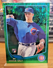 2013 Topps Update Emerald Mike Olt U23 Chicago Cubs Parallel Rookie Card
