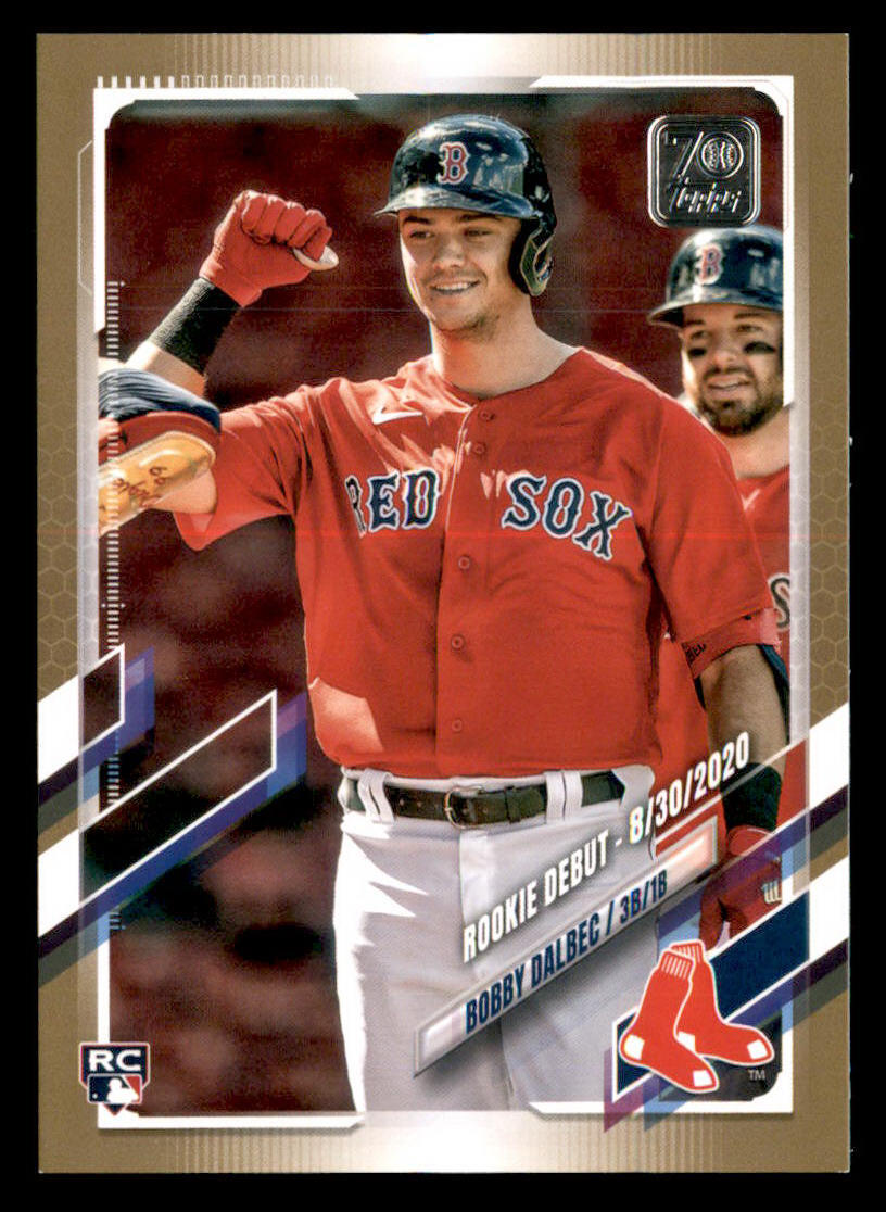 2021 Topps Update Gold #US212 Bobby Dalbec SN #/2021