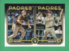 2024 Topps Update Series #US227 MASON McCOY & CHANDLER SEAGLE RC ROOKIE Combos