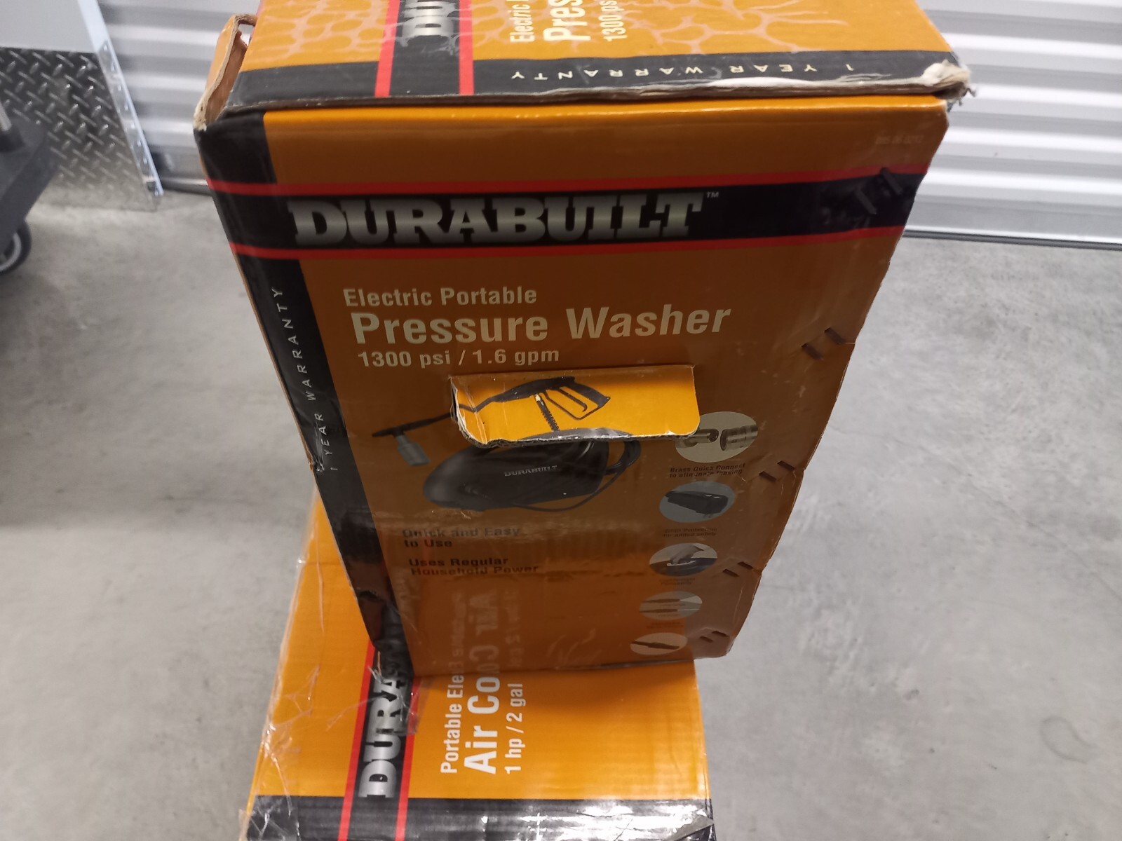 combo Electric Portable pressure washer and Air compressor