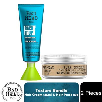 Bed Head for Men Texturpaket Back It Up Haarcreme & Pure Textur Haarpaste