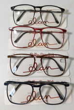 VINTAGE 4 Pc. LOT ELAN 603 ASST. CARBON EYEGLASS FRAME LOT NEW OLD STOCK  HU1