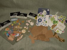 Die Cuts Assorted Scrapbook Craft Shapes Lot