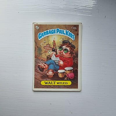 1986 Garbage Pail Kids Topps 4th Series Jumbo Pack Box 24 Sealed Packs