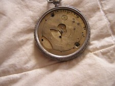 Antique Ancre Ligne Droite Pocket Watch Key Wind