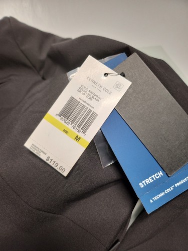 * Kenneth Cole Men’s Techni-Cole Black Button Blazer Jacket Size Medium RK11 - 第 4/5 張圖片