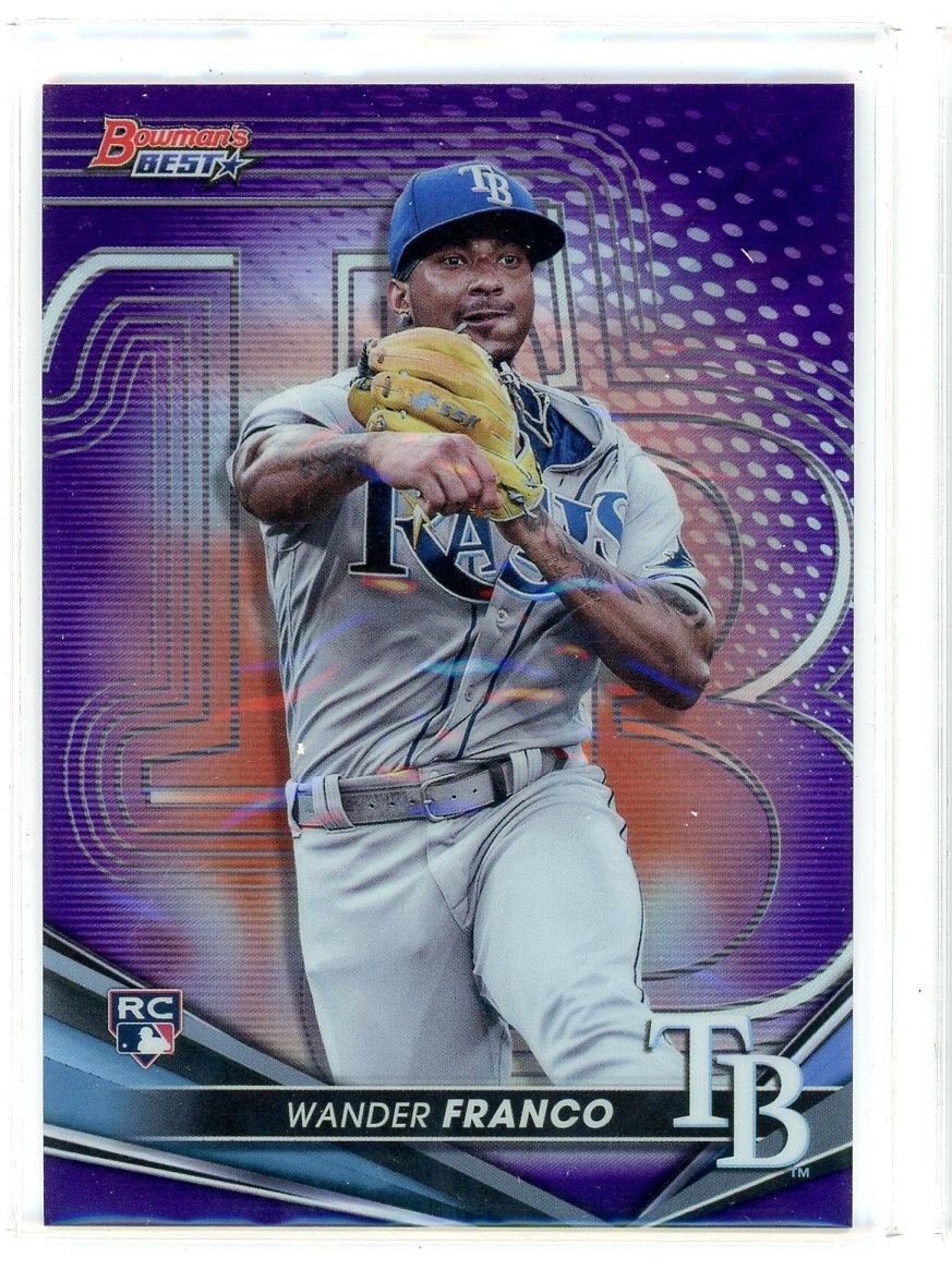 2022 Bowman's Best Wander Franco RC Purple Refractor #163/250 (EE)