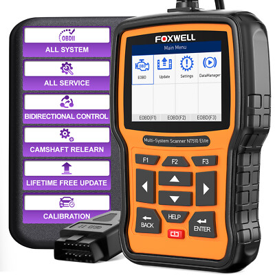 FOXWELL NT510 Elite For Nissan Bidirectional Car OBD2 Scanner Diagnostic Tool