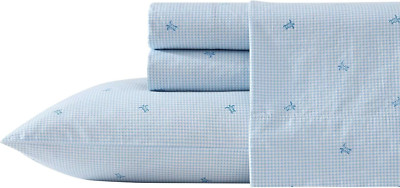 - King Sheets, Cotton Percale Bedding Set, Lightweight & Breathable Home Decor (