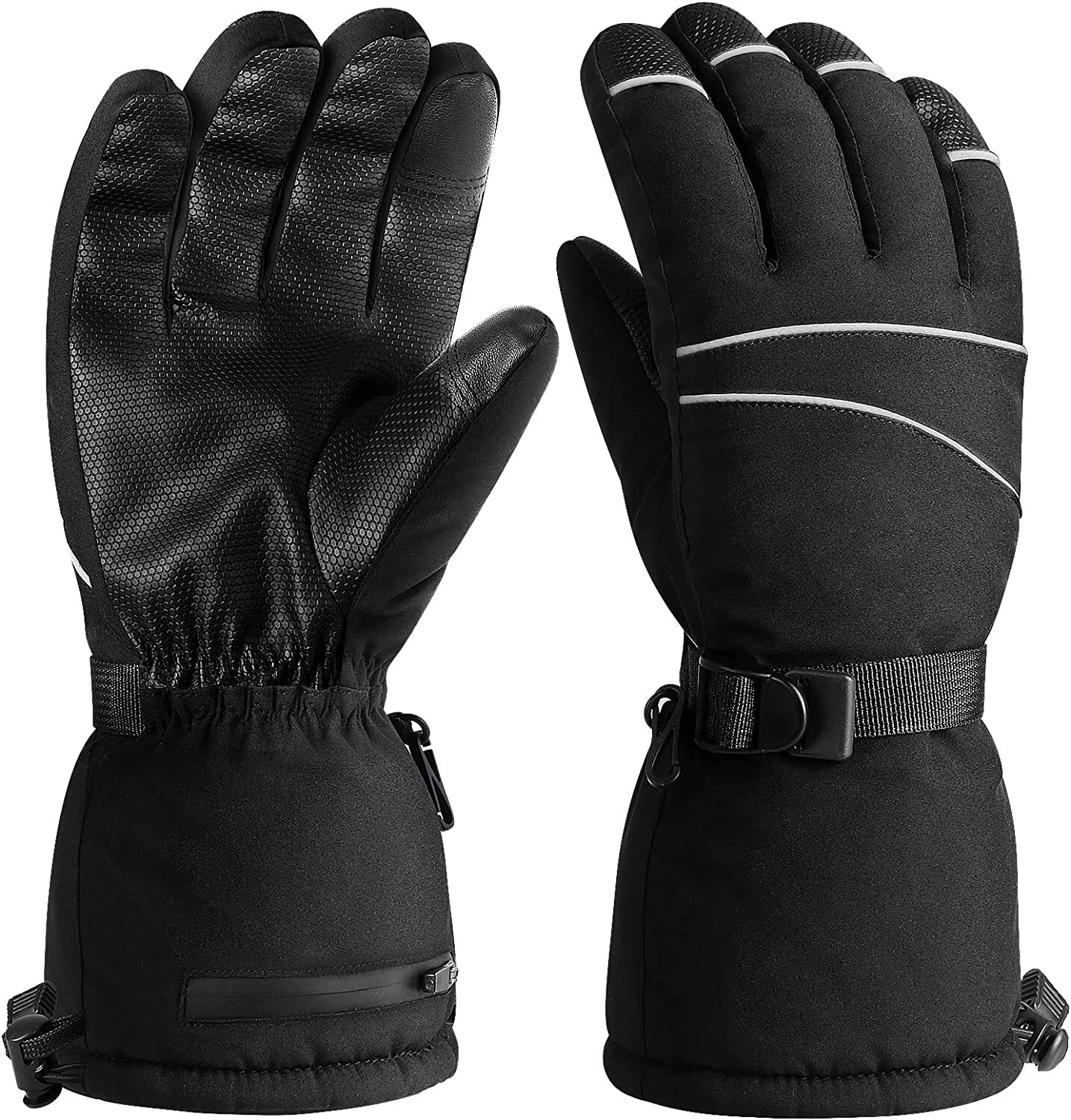 Ski Snow Gloves, Waterproof & Windproof Winter Snowboard Gloves for Men & Women
Opens in a new windo