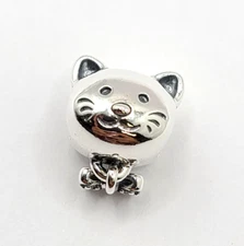 Authentic Pandora Pet Cat With Bow Charm#792255C01