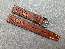 Brown Genuine Finest Cowhide Skin Leather Watch Strap Band 18 19 20 21 22 2324mm