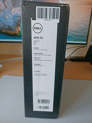 Dell XPS 9315 13.4-inch Touch FHD+, i5-1230U, 8GB RAM, 256GB SSD, Win 11 - Picture 8 of 11