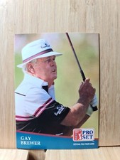 GAY BREWER🏆1991 PGA  Pro Set #230 Golf Card🏆FREE POST