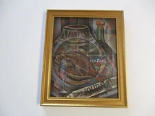 RICARDO MAYA AUTHENTIC ORIGINAL PAINTING STILL LIFE  STILL LIFE ABSTRACT CUBISM